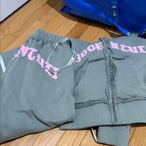 Hidden cult Joggers with Pink Accents XS brand New in pair